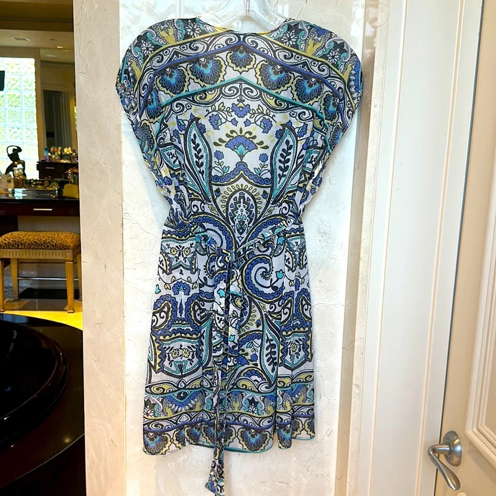 BECCA Coverup Boho Chic with Cinch Waist Tie Size XS/S - Picture 3 of 3